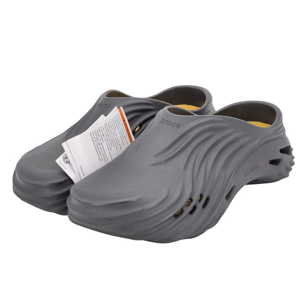 Crocs Echo Wave Clogs Black Sand Adult Men's Size 11 Shoes 210521-0LD Unisex